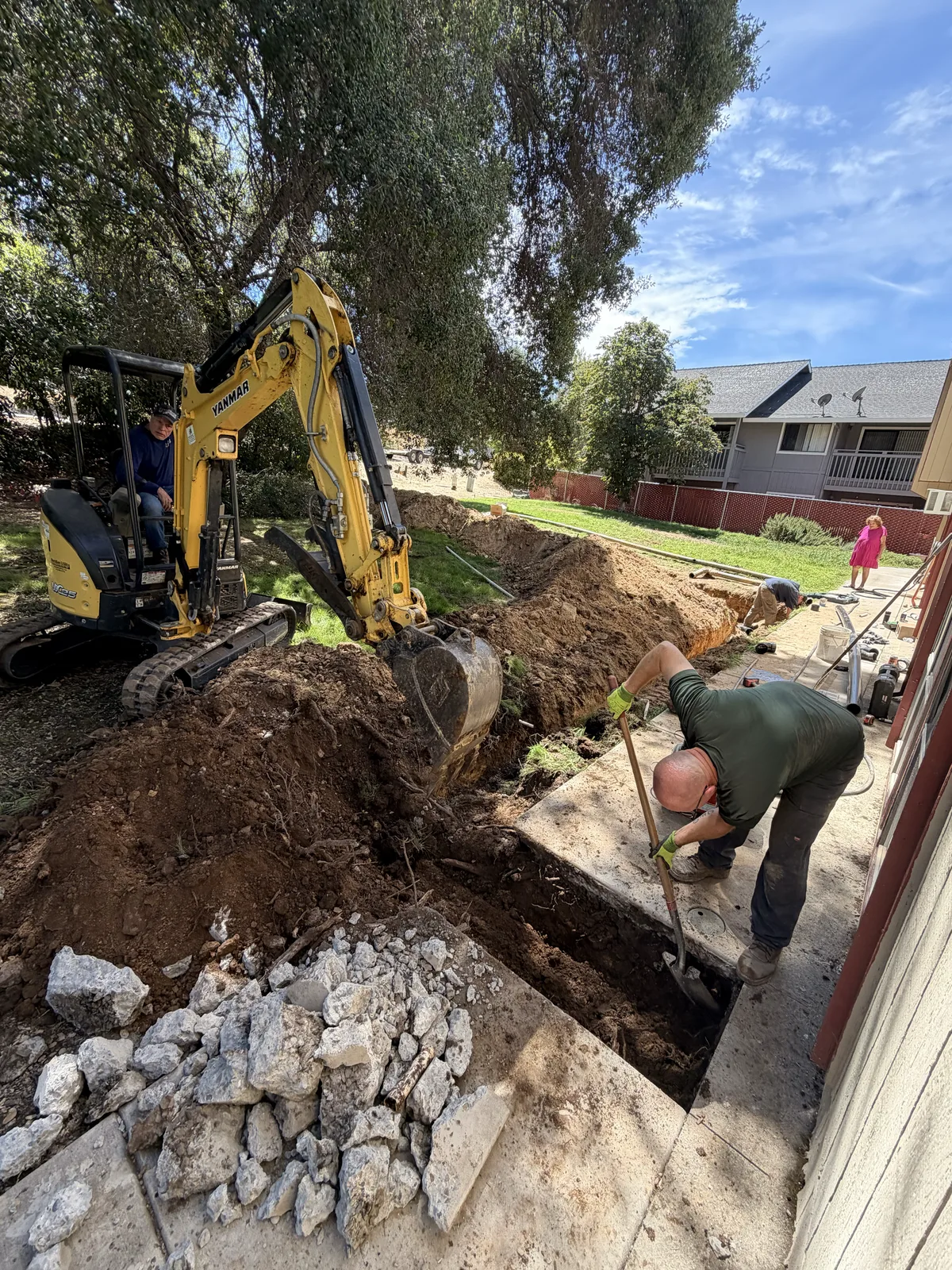 Sewer Line Replacement in Amador County — Amador Plumbing