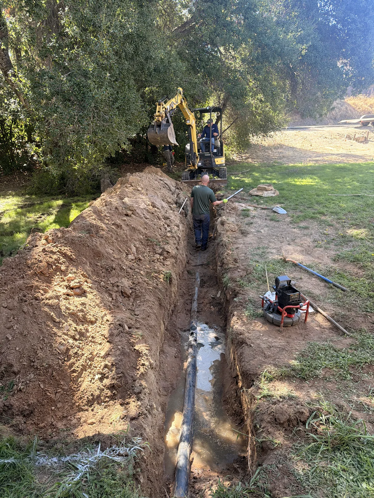 Sewer Line Replacement in Amador County — Amador Plumbing